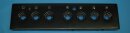 Schalterblende F5-31 M120 4p 9011/9006