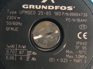 Umwälzpumpe Gf Upmgeo 25-85 180