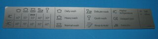 Programm Infor. Etikett Atag D5230 Gb