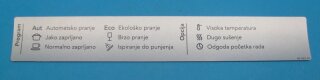 Etikett Programm Asko D5430 Aut Hr