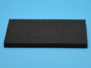 Filterschaum (Alt. 628504 / 429410 ) Sp13  - Maße 28 x14 x2 cm- bei Shopbestellung bitten wir um telefonische Rücksprache!